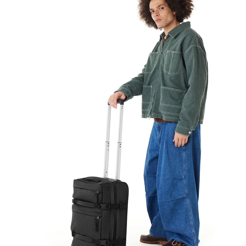Eastpak Transit'r Plus 42L - Bolsa de viaje con ruedas S 55 cm (black)