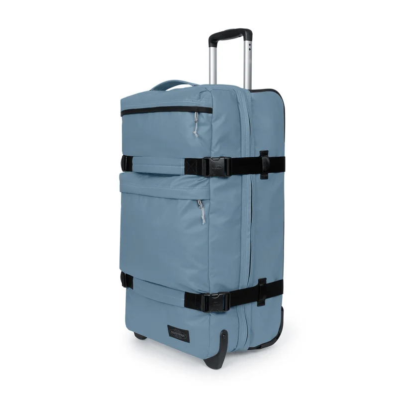 Eastpak Transit'r Plus - Bolsa de viaje con ruedas M 67 cm (tarp dust blue)