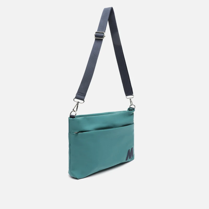 Nebula bolso bandolera de nylon con textura de neopreno