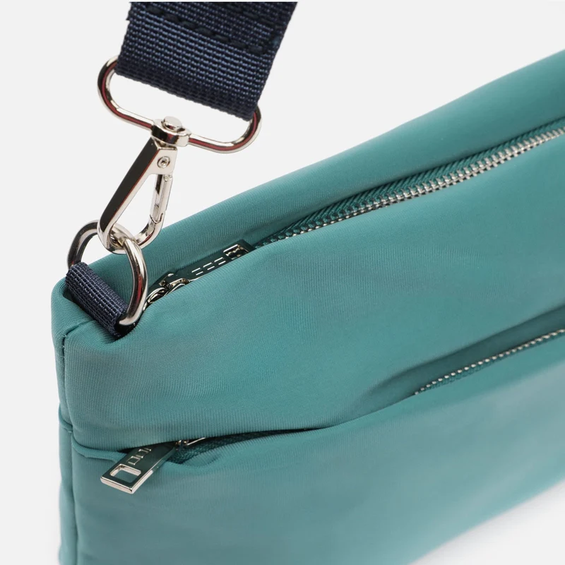 Nebula bolso bandolera de nylon con textura de neopreno