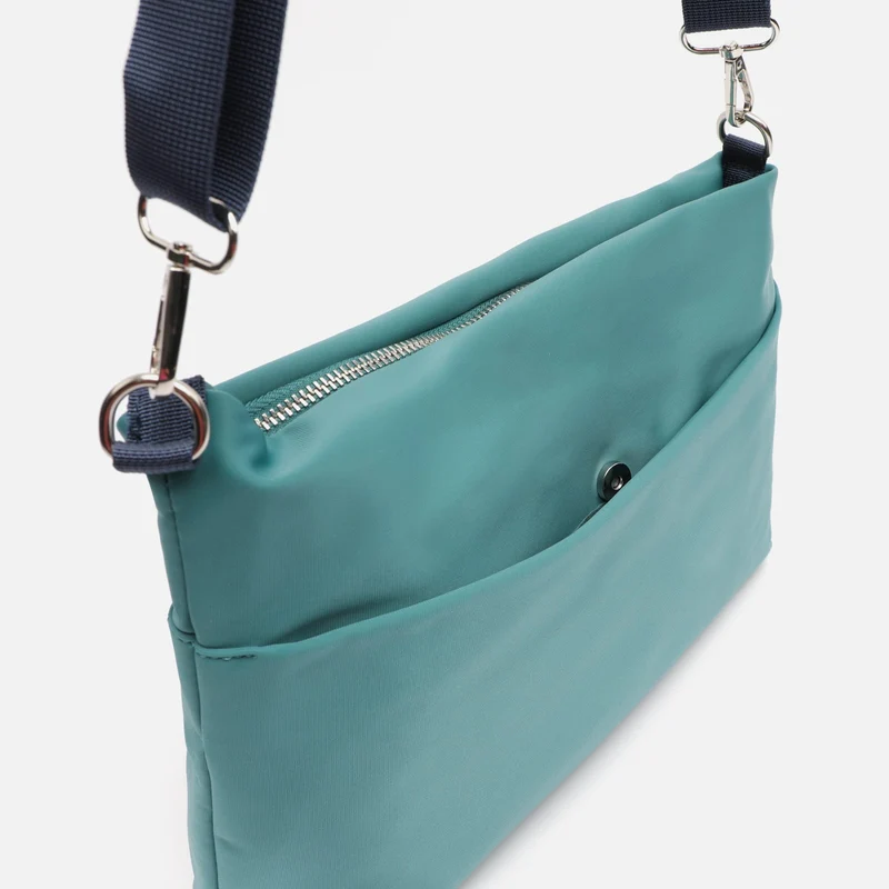 Nebula bolso bandolera de nylon con textura de neopreno