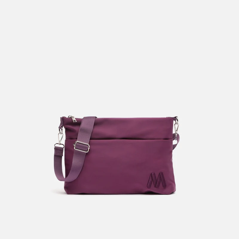 Nebula bolso bandolera de nylon con textura de neopreno