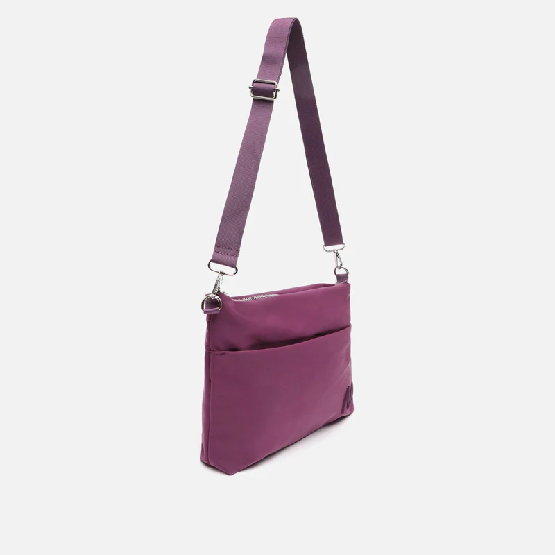 Nebula bolso bandolera de nylon con textura de neopreno