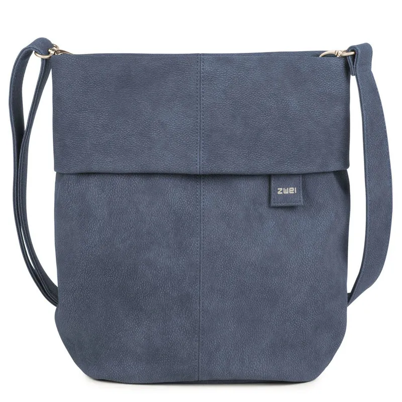 zwei Mademoiselle M12 - Bolso de hombro 32 cm (nubuk-blue)