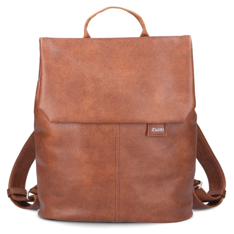 zwei Mademoiselle MR8 - Mochila 29 cm (cognac)