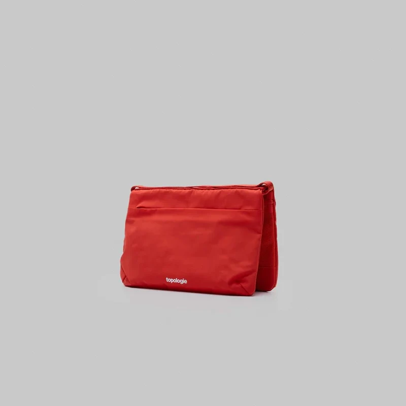 Flat Sacoche Small Topologie Red