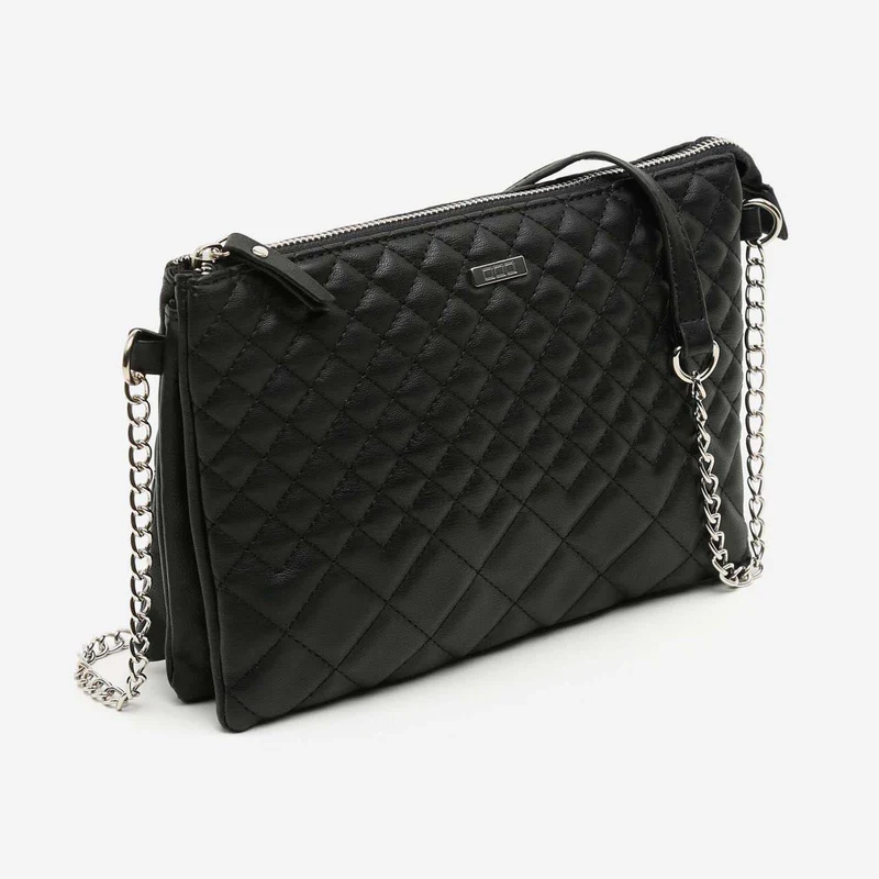 Bedford bolso de fiesta acolchado con correa ED.