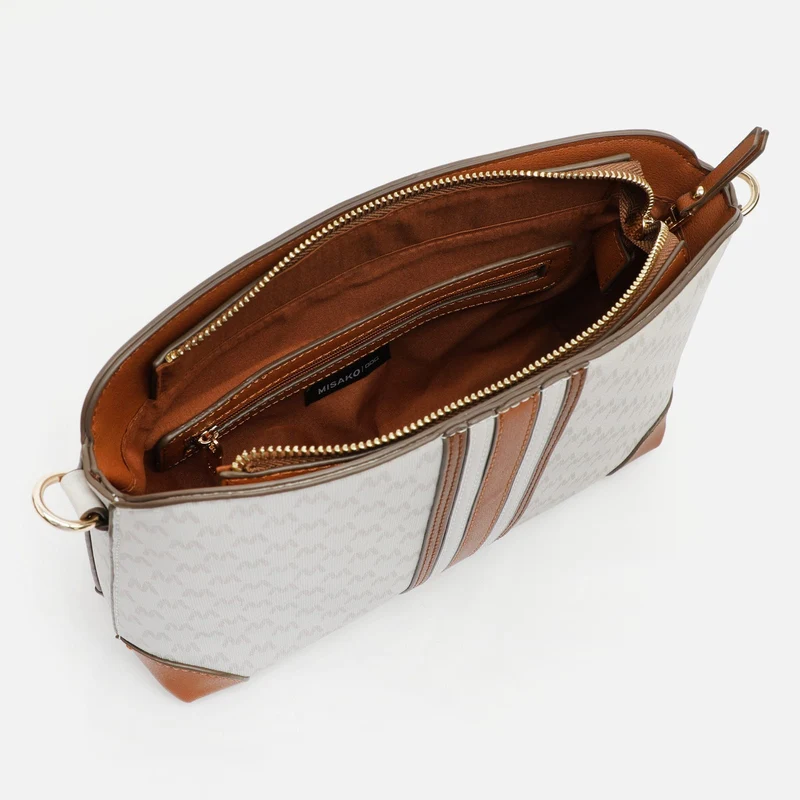 Eveline bolso bandolera pequeño con estampado monogram