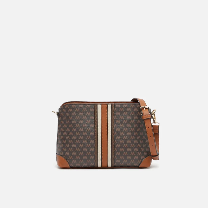 Eveline bolso bandolera pequeño con estampado monogram