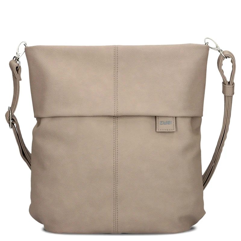 zwei Mademoiselle M12 - Bolso de hombro 32 cm (nubuk-cappuccino)