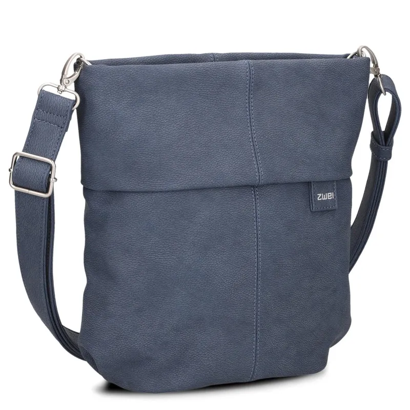 zwei Mademoiselle M90 - Bolso bandolera 28 cm (nubuk-blue)