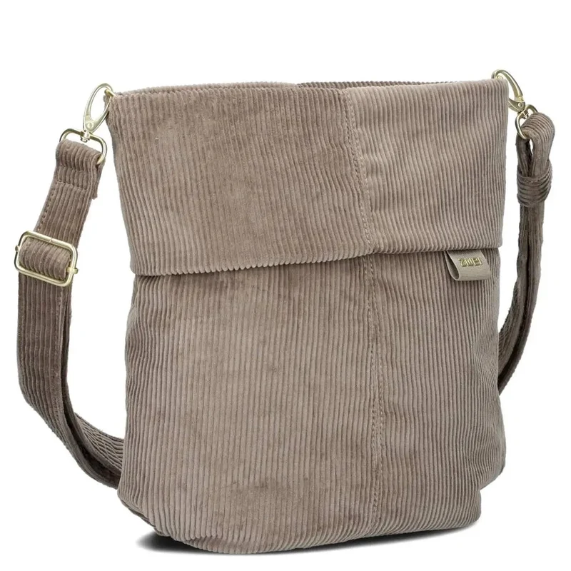 zwei Mademoiselle M90 - Bolso bandolera 28 cm (cord-mocca)