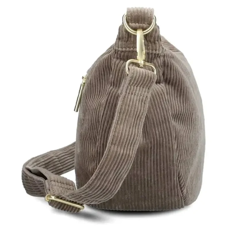 zwei Mademoiselle M70 - Bolso bandolera 34 cm (cord-mocca)