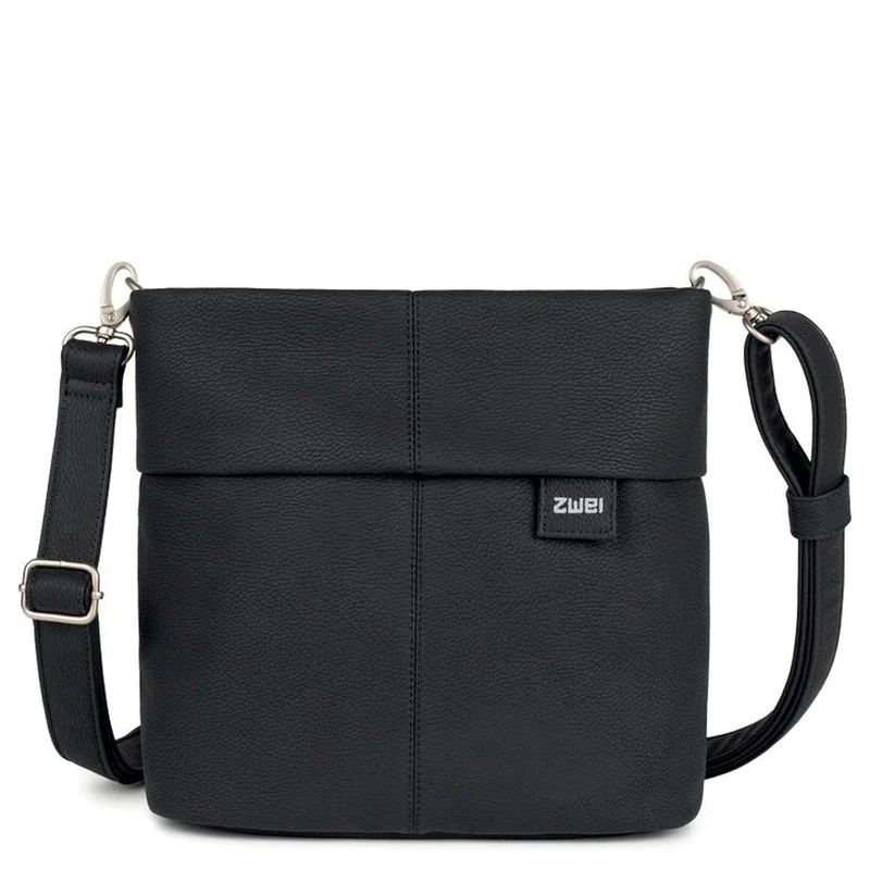 zwei Mademoiselle M8 - Bolso de hombro 25 cm (nubuk-black)