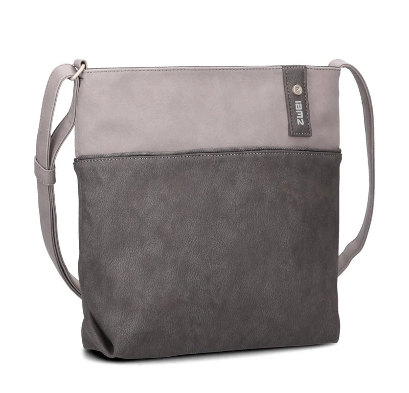 zwei Jana J10 - Bolso de hombro 29 cm (nubuk-stone)