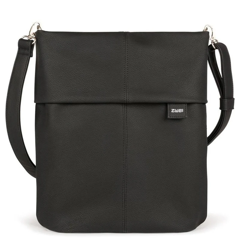 zwei Mademoiselle M12 - Bolso de hombro 32 cm (nubuk-black)