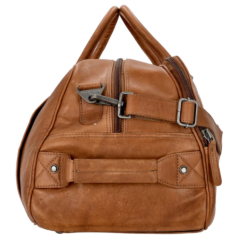 The Chesterfield Brand Jayven - Bolsa de viaje con ruedas cuero 60 cm (cognac)