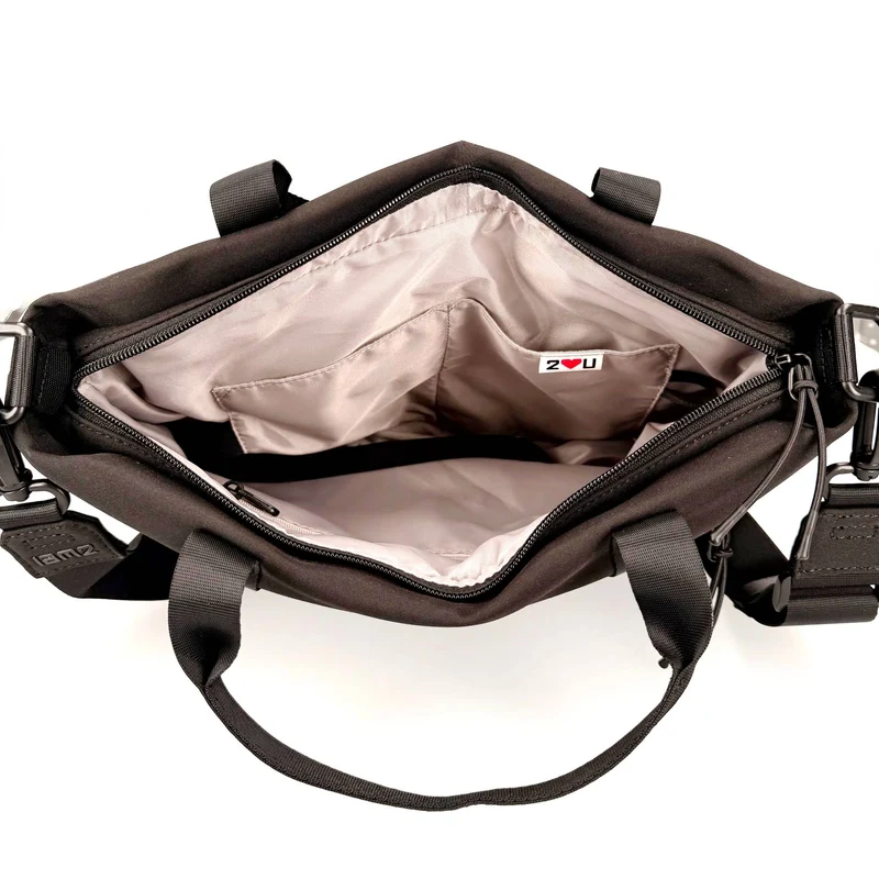 zwei Mademoiselle MTP110 - Bolso bandolera 35 cm (black)