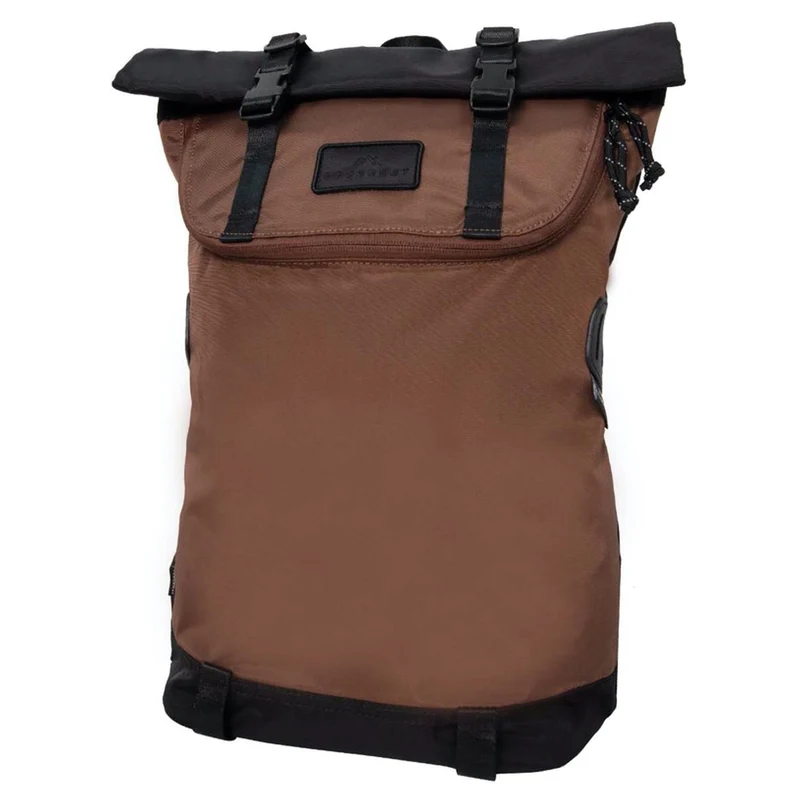 Doughnut Christopher Go Wild 18 - Mochila Rolltop 45 cm (black x brown)