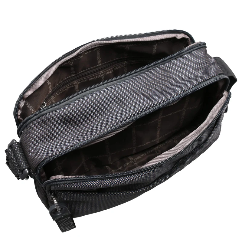 Mandarina Duck MD20 Crossover - Bolso bandolera 28.5 cm expandible (steel)