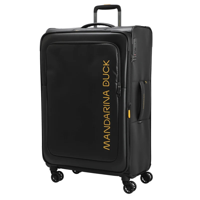 Mandarina Duck ECO - Trolley de 4 ruedas L 78 cm expandible (black)