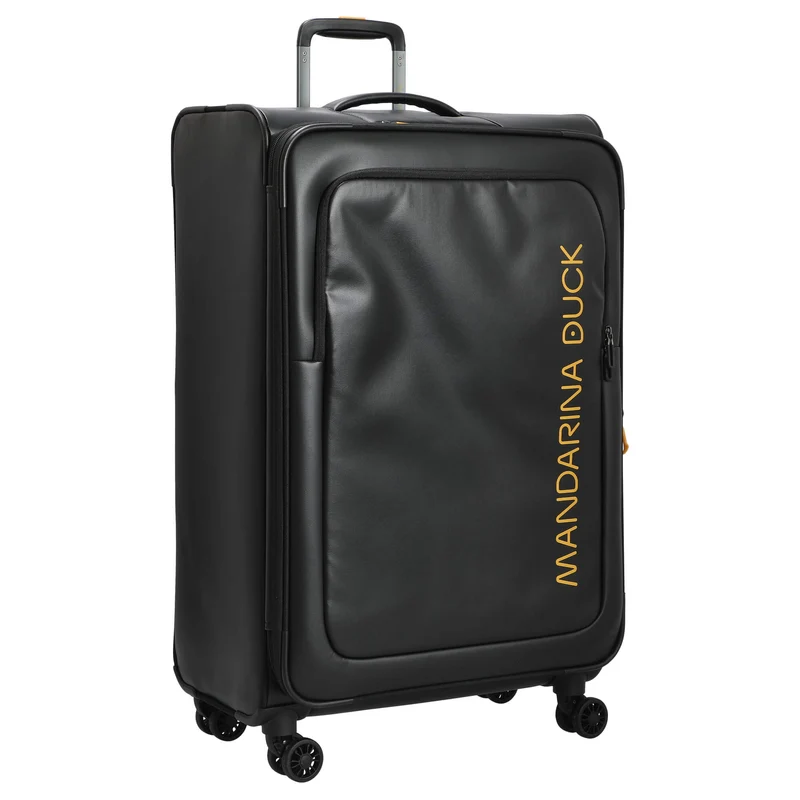 Mandarina Duck ECO - Trolley de 4 ruedas L 78 cm expandible (black)