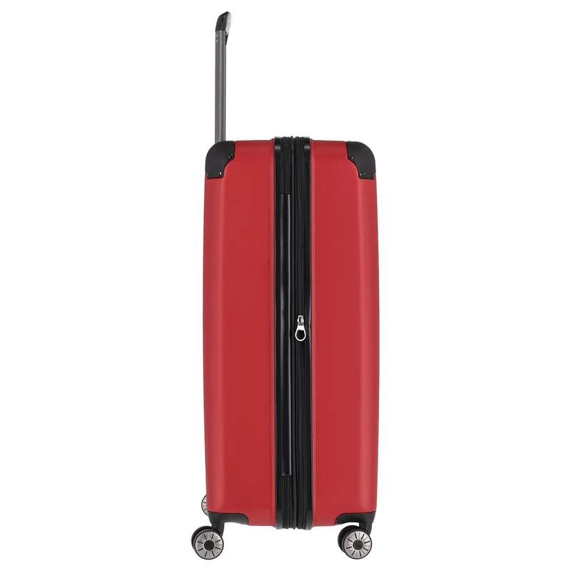 Travelite City - Trolley de 4 ruedas erw. L 77 cm (rot)
