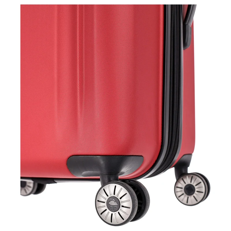Travelite City - Trolley de 4 ruedas erw. L 77 cm (rot)
