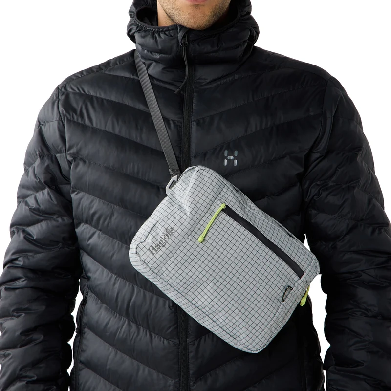 Haglöfs Utility Pouch 3L - Bolso bandolera (stone grey/magnetite)