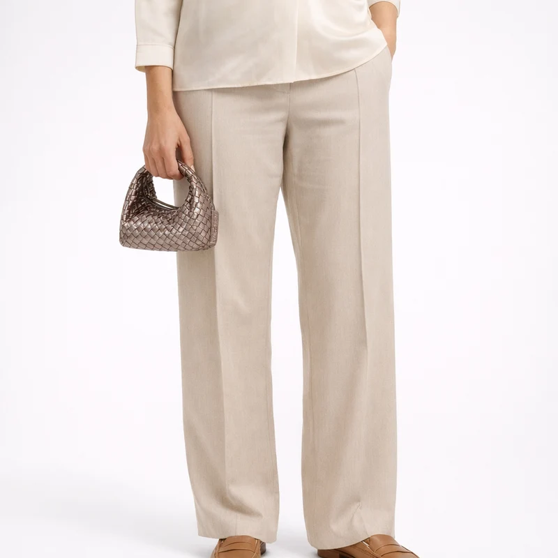Les Visionnaires Greta Micro Weave Metallic - Bolso de mano (light bronze)
