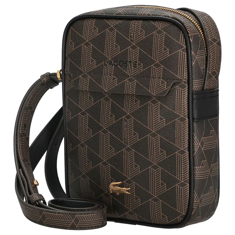 Lacoste The Blend - Bandolera 21.5 cm (mono slate black shitake)