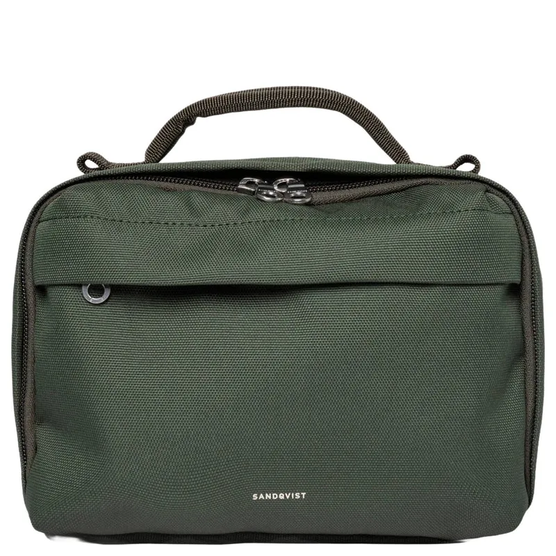 Sandqvist GO Travel - Bolso bandolera 22 cm (dawn green)
