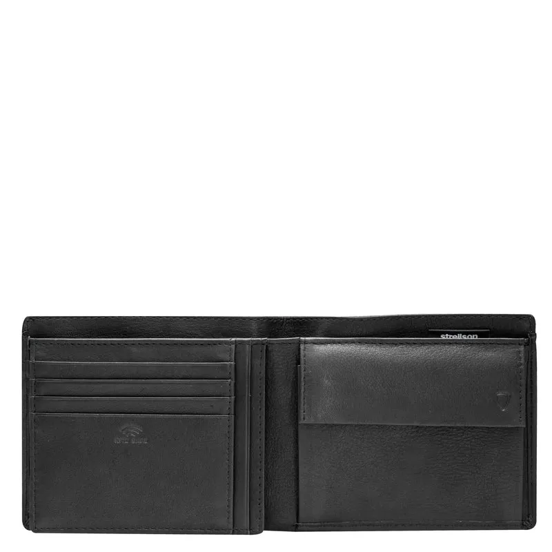 Strellson Carter - Cartera 8cc 10 cm RFID (black)