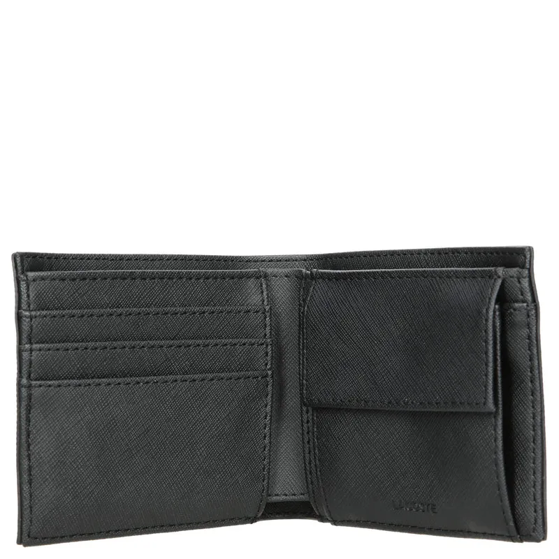 Lacoste Men's Classic - Cartera M 3cc 11.5 cm RFID (black)
