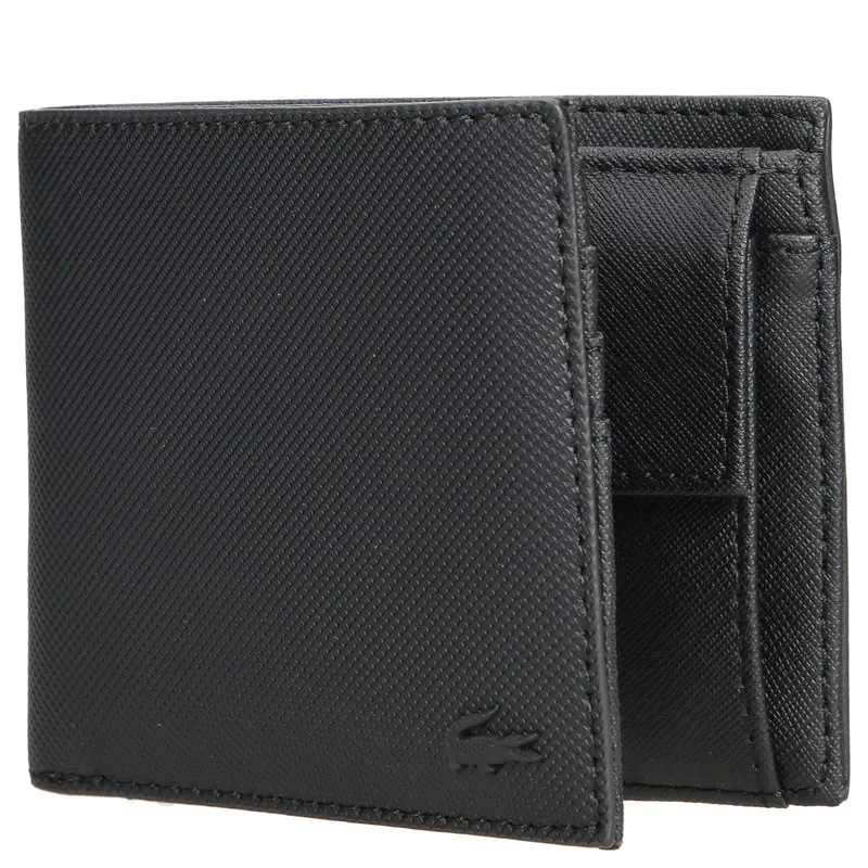Lacoste Men's Classic - Cartera M 3cc 11.5 cm RFID (black)