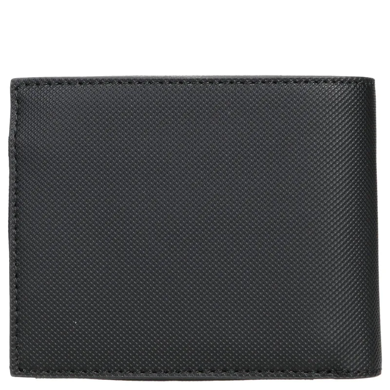 Lacoste Men's Classic - Cartera M 3cc 11.5 cm RFID (black)