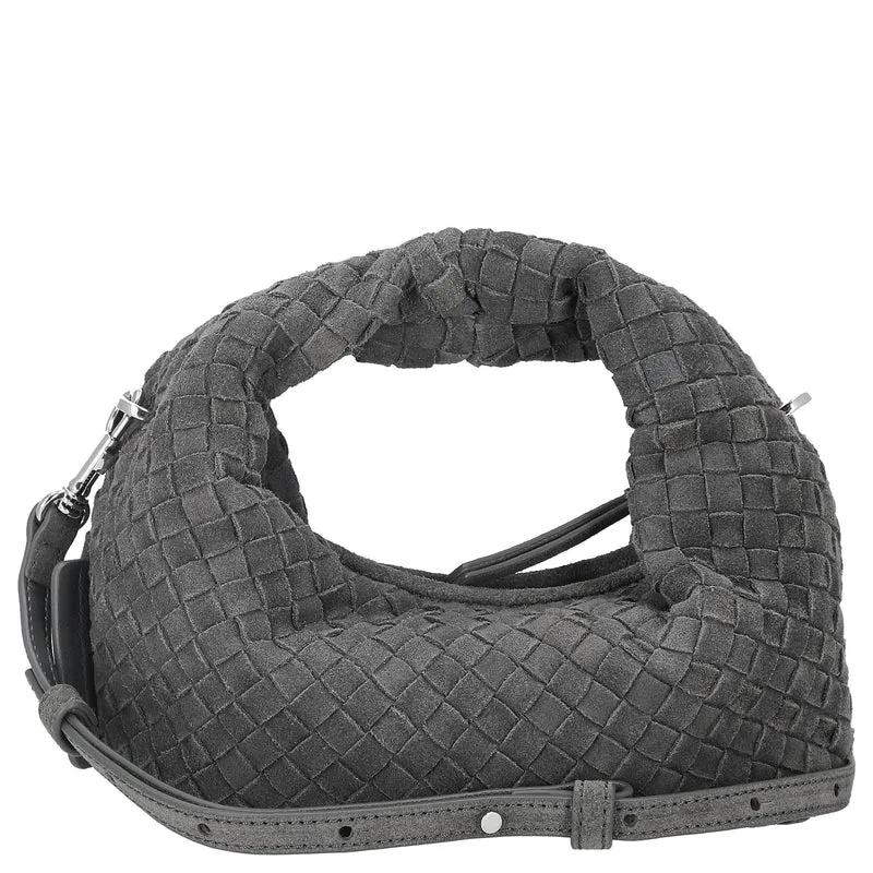 Les Visionnaires Greta Micro Weave Cozy - Bolso bandolera 20 cm (asphalte)