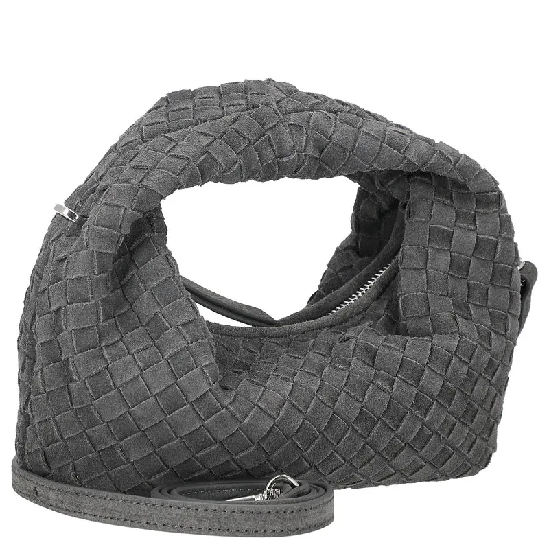 Les Visionnaires Greta Micro Weave Cozy - Bolso bandolera 20 cm (asphalte)