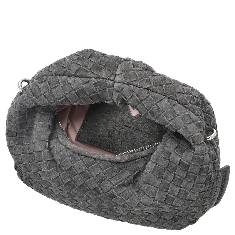 Les Visionnaires Greta Micro Weave Cozy - Bolso bandolera 20 cm (asphalte)