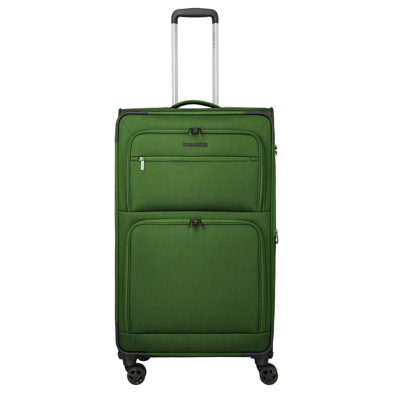 Travelite Cubis - Trolley de 4 ruedas 83 cm expandible (green)