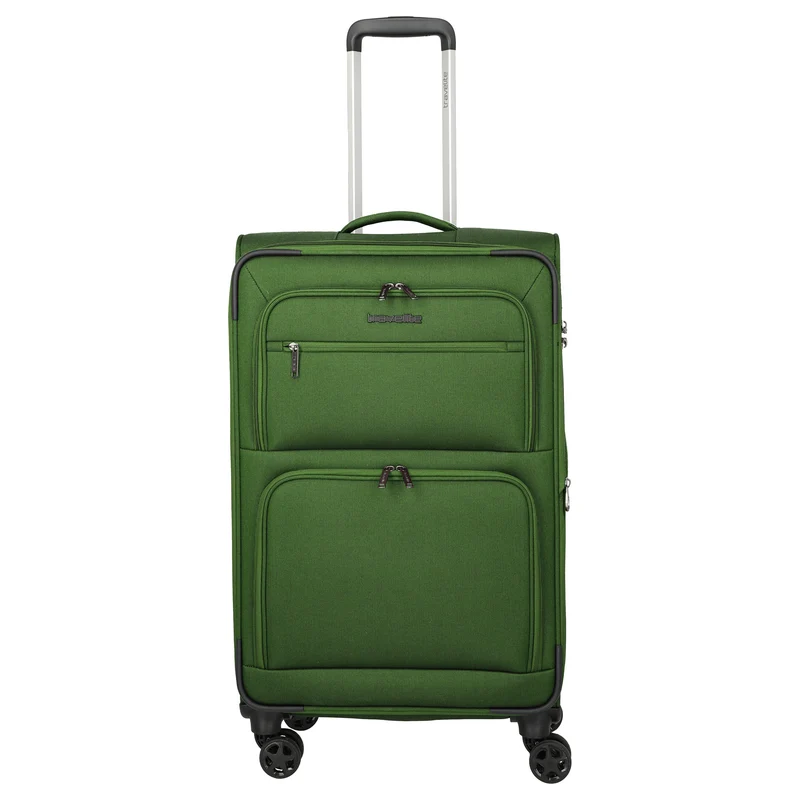 Travelite Cubis - Trolley de 4 ruedas 72 cm expandible (green)