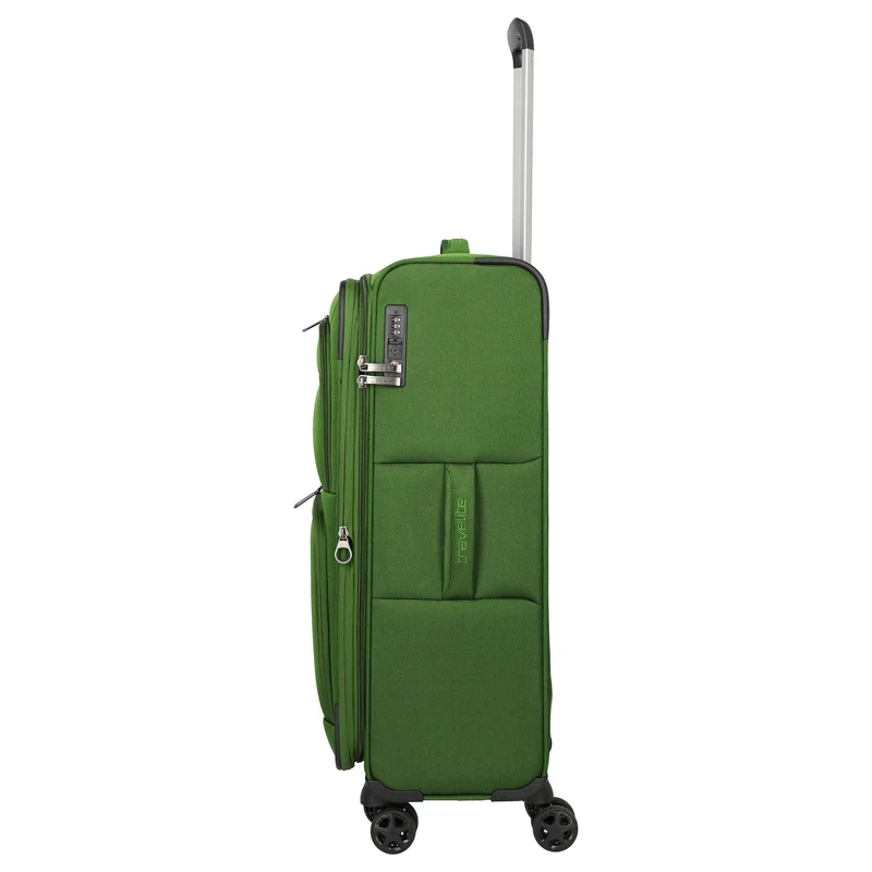 Travelite Cubis - Trolley de 4 ruedas 72 cm expandible (green)