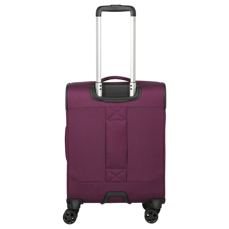 Travelite Cubis - Trolley de cabina de 4 ruedas 55 cm expandible (berry)