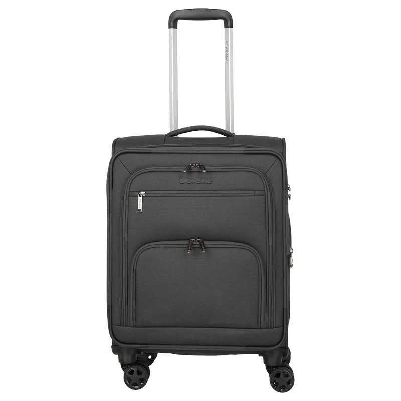 Travelite Cubis - Trolley de cabina de 4 ruedas 55 cm expandible (anthracite)