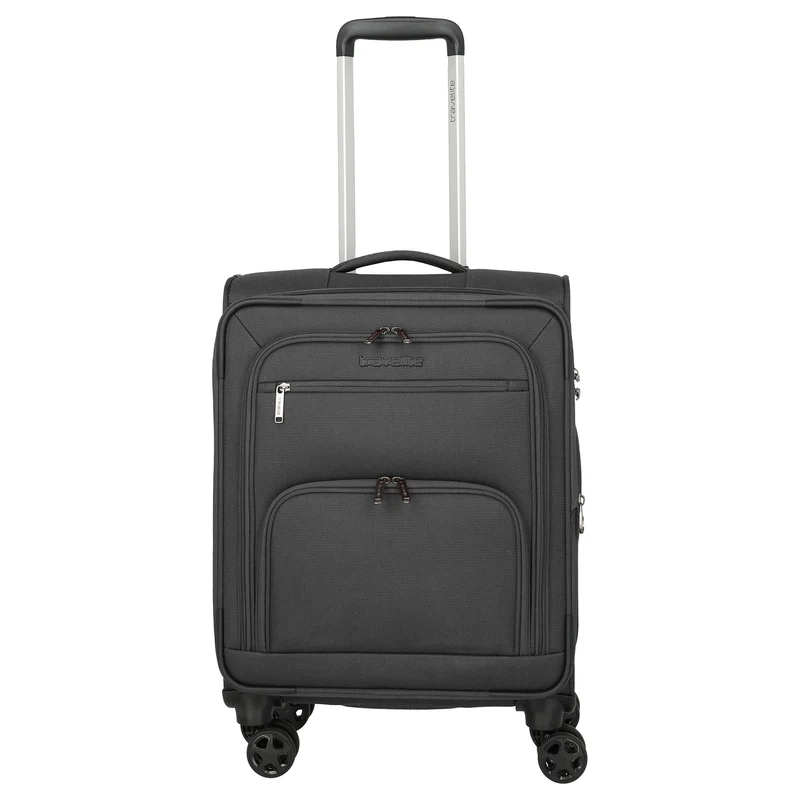 Travelite Cubis - Trolley de cabina de 4 ruedas 55 cm expandible (anthracite)