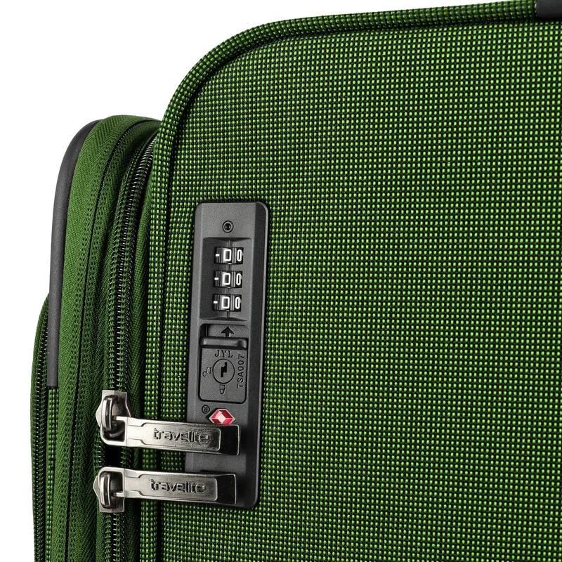 Travelite Cubis - Set de trolley con 4 ruedas 5 piezas (green)