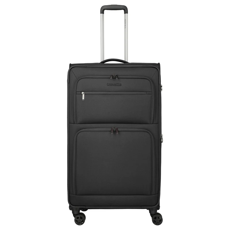 Travelite Cubis - Trolley de 4 ruedas 83 cm ampliable (anthracite)