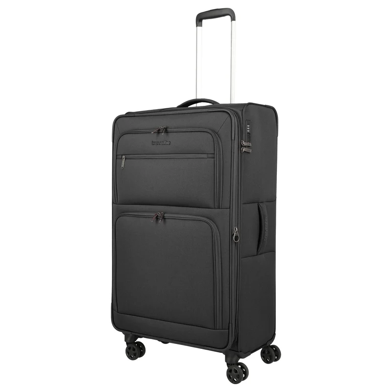 Travelite Cubis - Trolley de 4 ruedas 83 cm ampliable (anthracite)