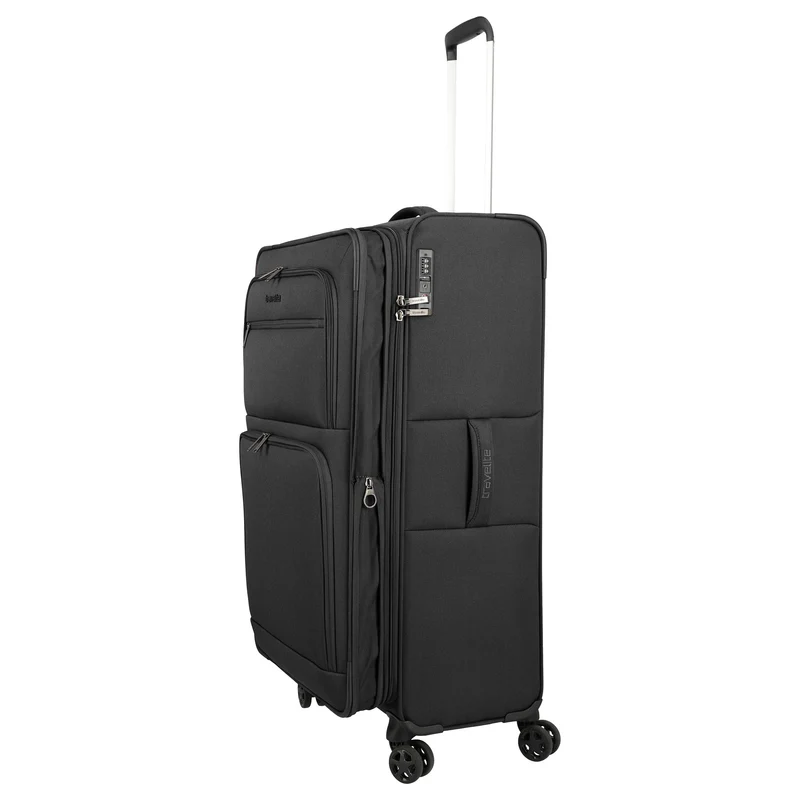 Travelite Cubis - Trolley de 4 ruedas 83 cm ampliable (anthracite)