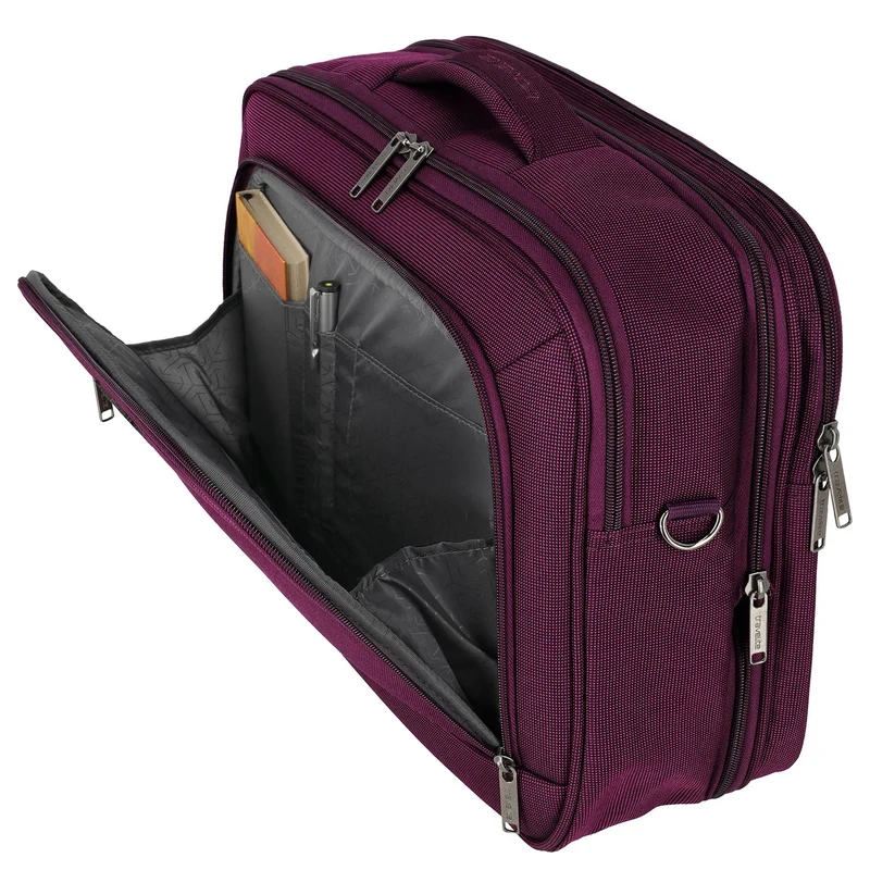 Travelite Cubis - Bolsa de mano 40 cm (berry)